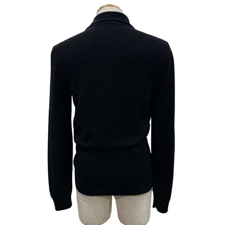 Excellent GUCCI knit black wool mens S