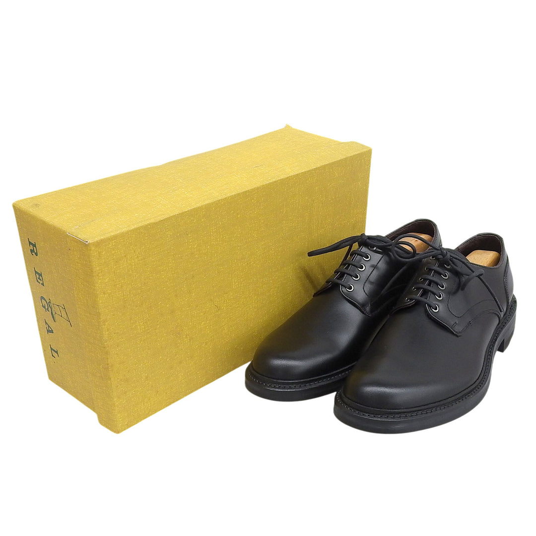 Pristine REGAL Leather shoes black leather mens 25cm JK02