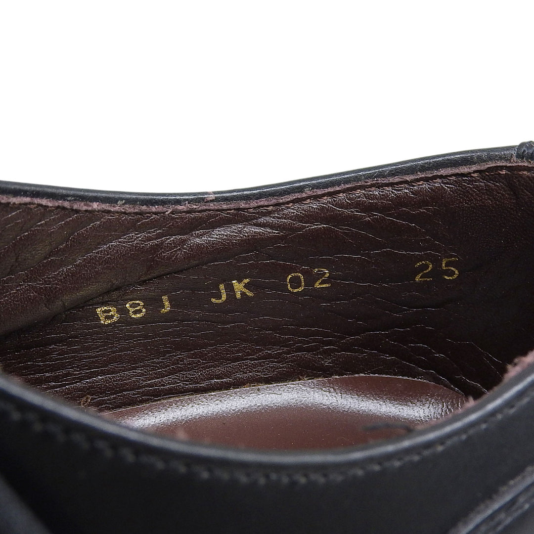 Pristine REGAL Leather shoes black leather mens 25cm JK02