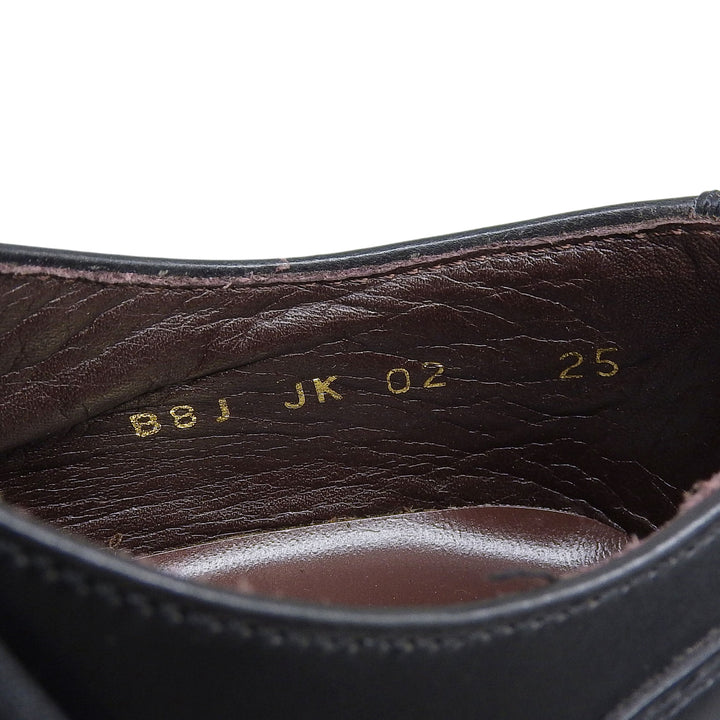 Pristine REGAL Leather shoes black leather mens 25cm JK02