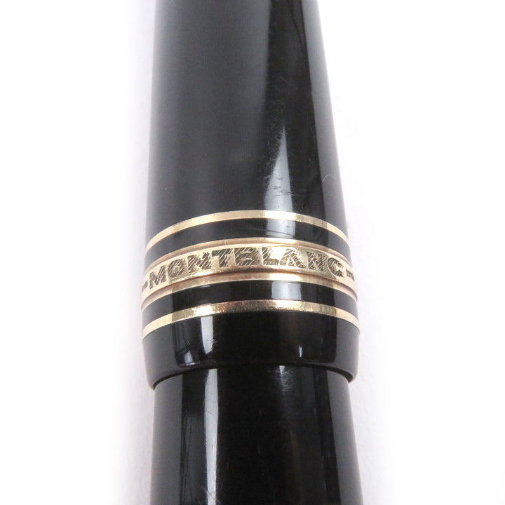 Very Good MONTBLANC fountain pen Meisterstück 149 70-80s black 18K