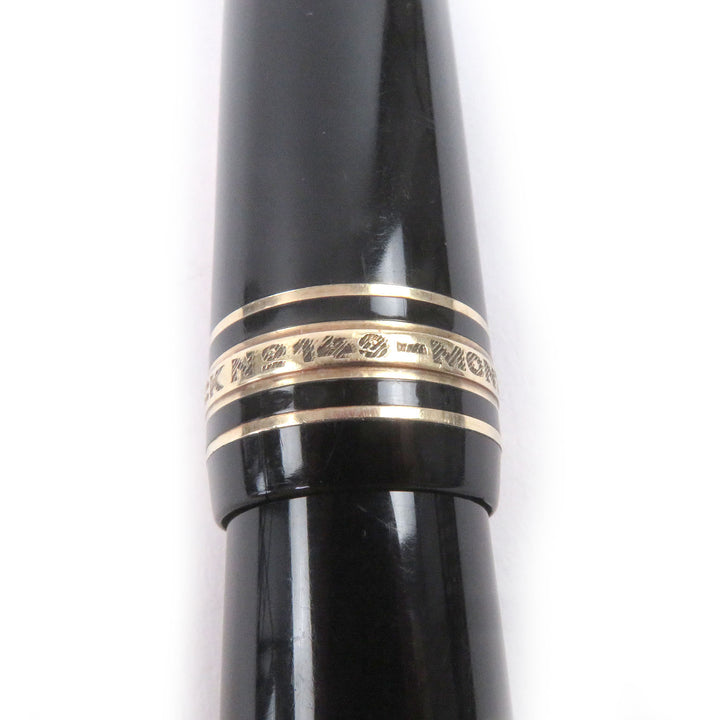 Very Good MONTBLANC fountain pen Meisterstück 149 70-80s black 18K