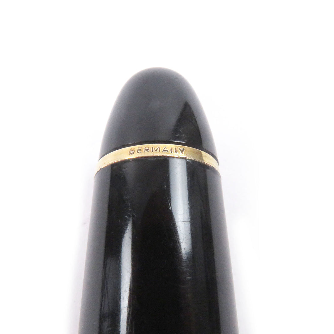 Very Good MONTBLANC fountain pen Meisterstück 149 70-80s black 18K