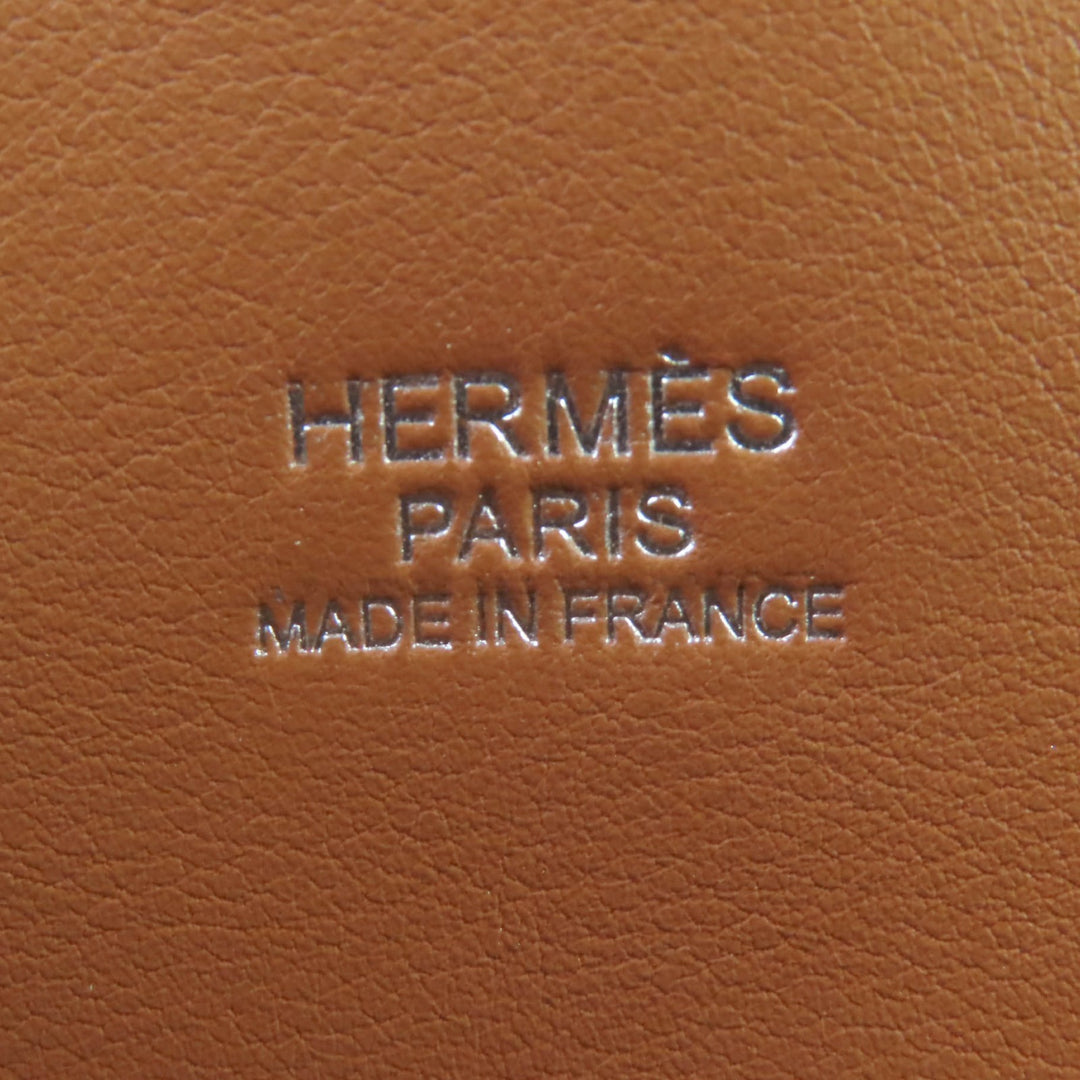 Pristine HERMES Handbag Bored 31 gold Taurillon Clemence Leather Women