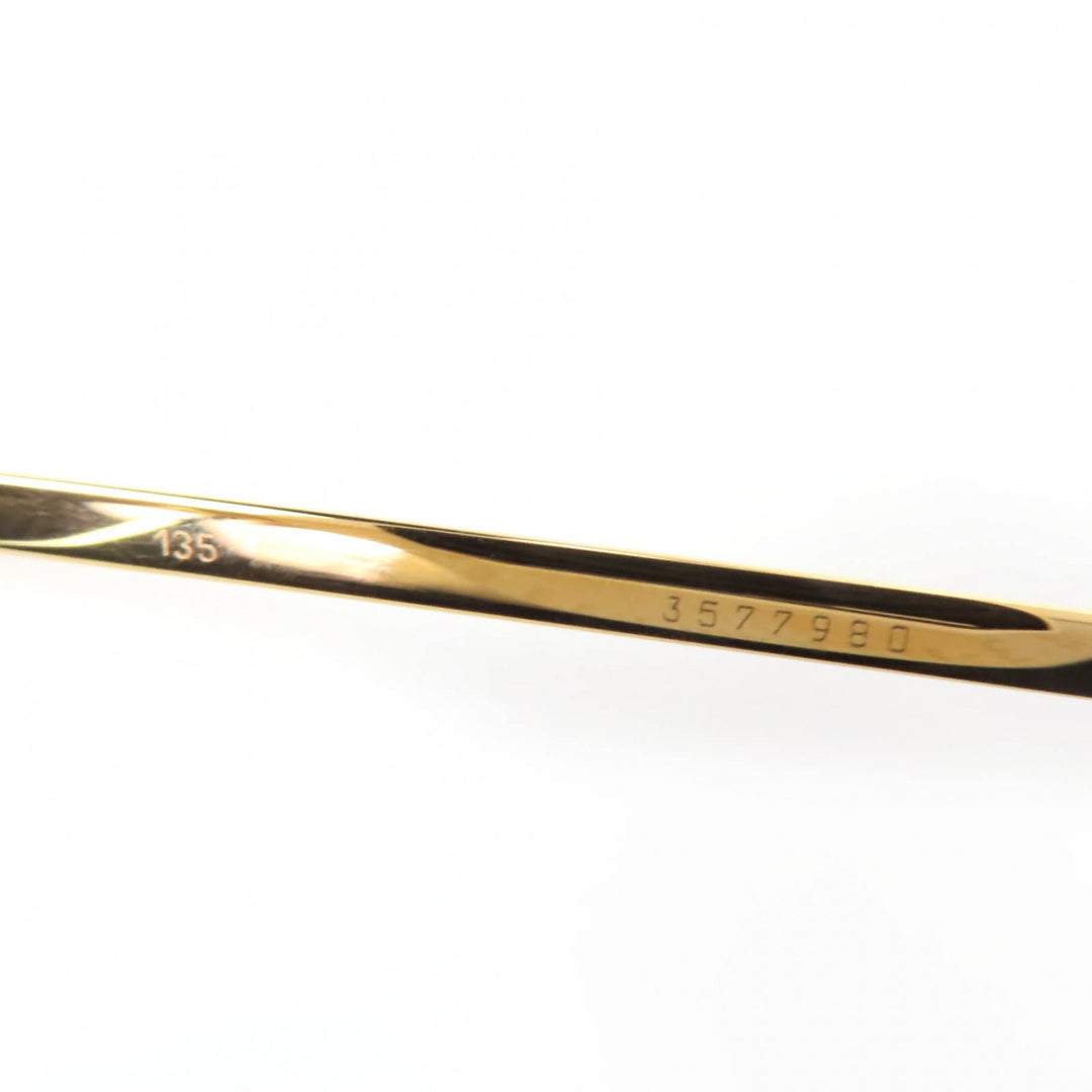 Great Cartier Glasses Rimless Two-Point Eyewear gold Women 135