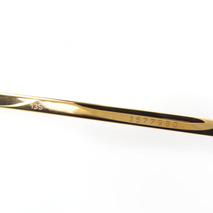 Great Cartier Glasses Rimless Two-Point Eyewear gold Women 135