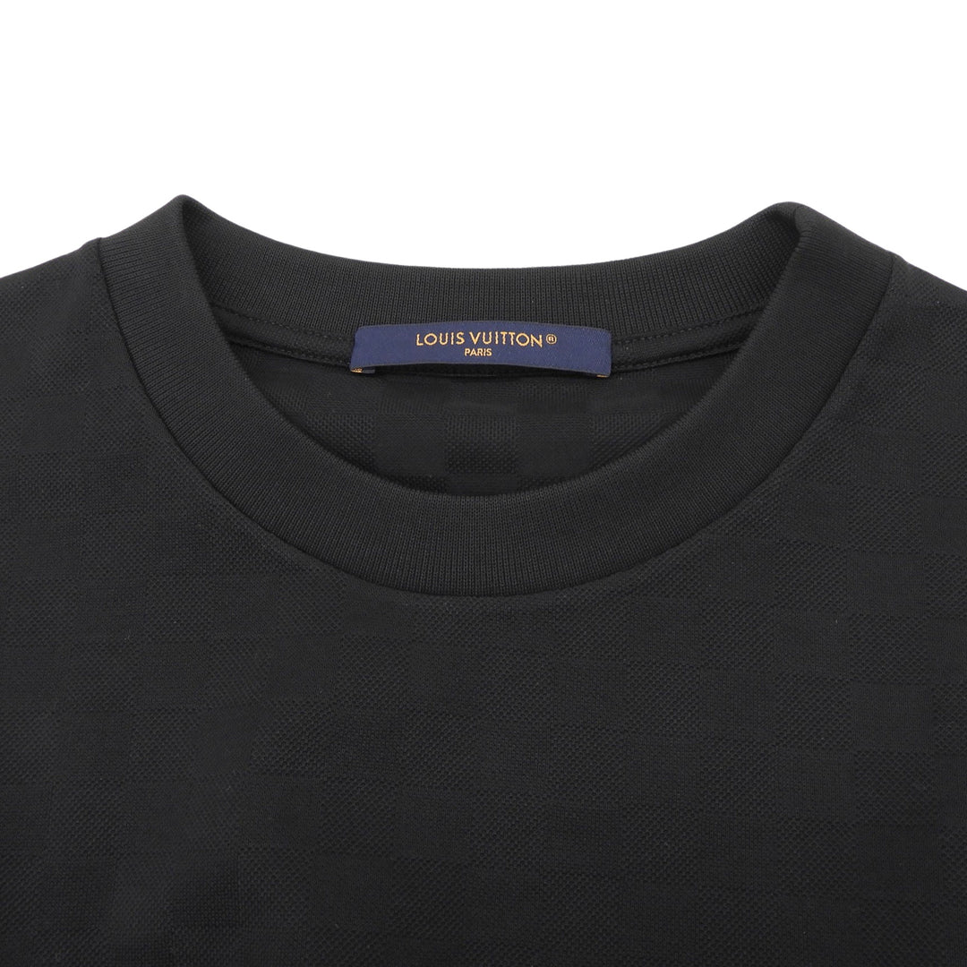 Excellent LOUIS VUITTON Short sleeve T-shirt black cotton mens S