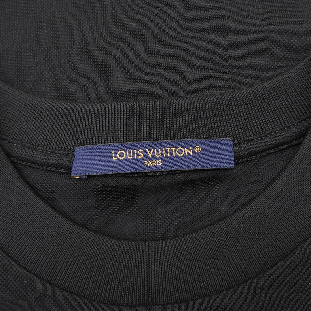 Excellent LOUIS VUITTON Short sleeve T-shirt black cotton mens S