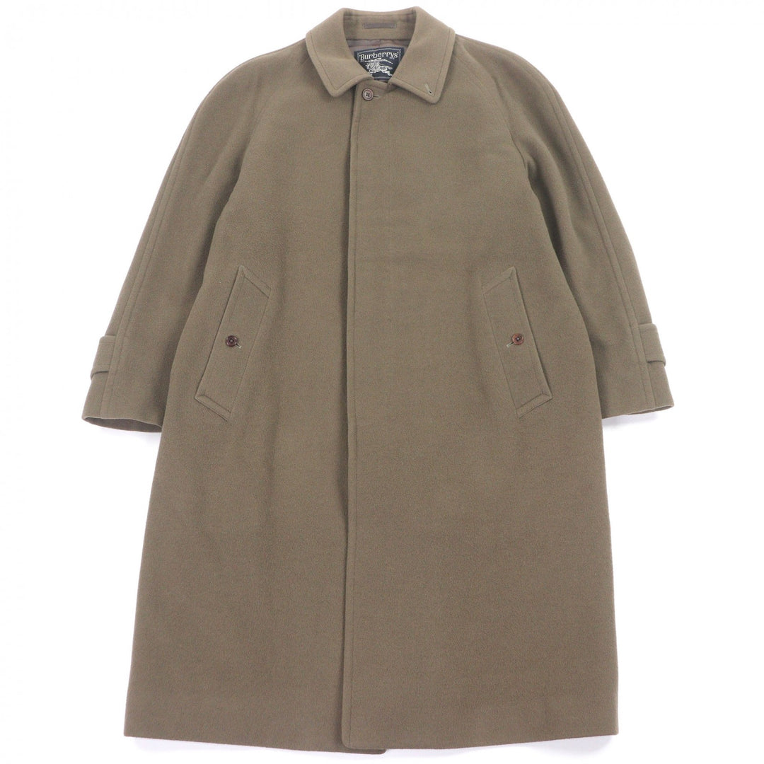 Very Good Burberrys coat khaki wool mens