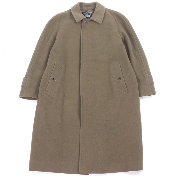 Very Good Burberrys coat khaki wool mens