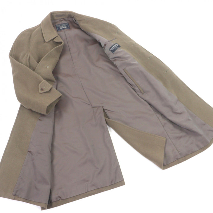Very Good Burberrys coat khaki wool mens