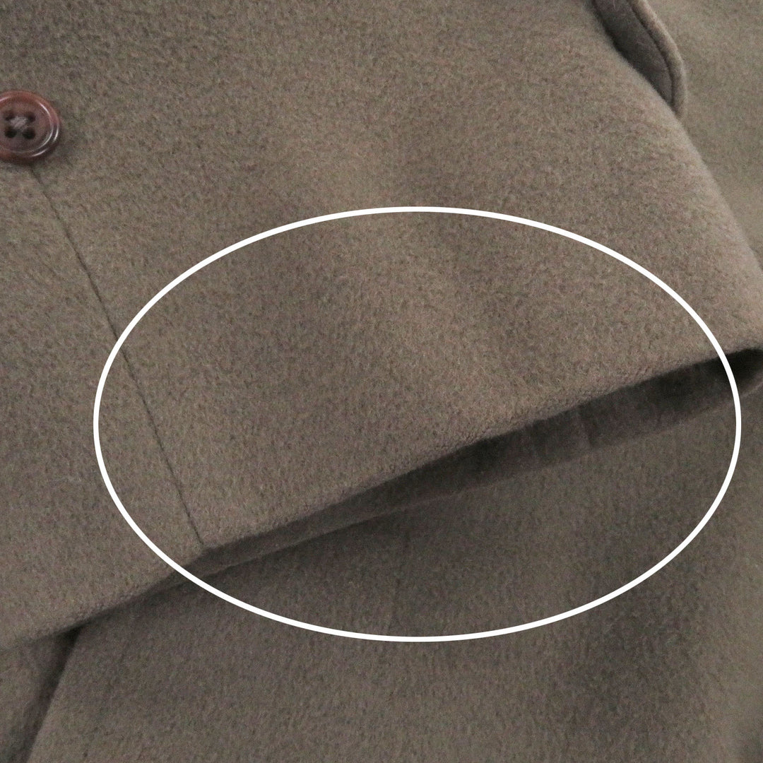 Very Good Burberrys coat khaki wool mens