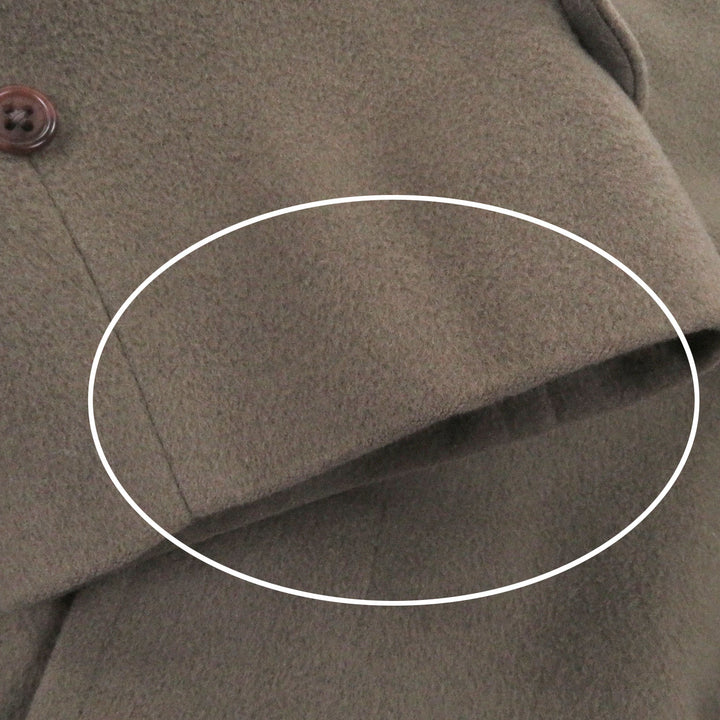 Very Good Burberrys coat khaki wool mens