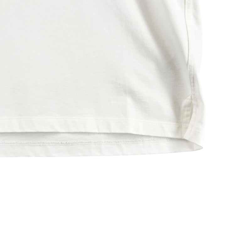 Excellent HERMES Short sleeve T-shirt Saddle stitch crew neck white cotton S