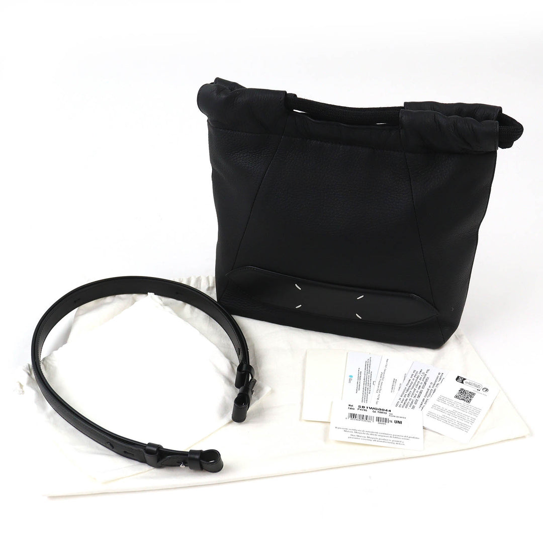Great Maison Margiela Shoulder Bag SOFT 5AC DRAWSTRING BAG SMALL 3-Way SB1WG0044