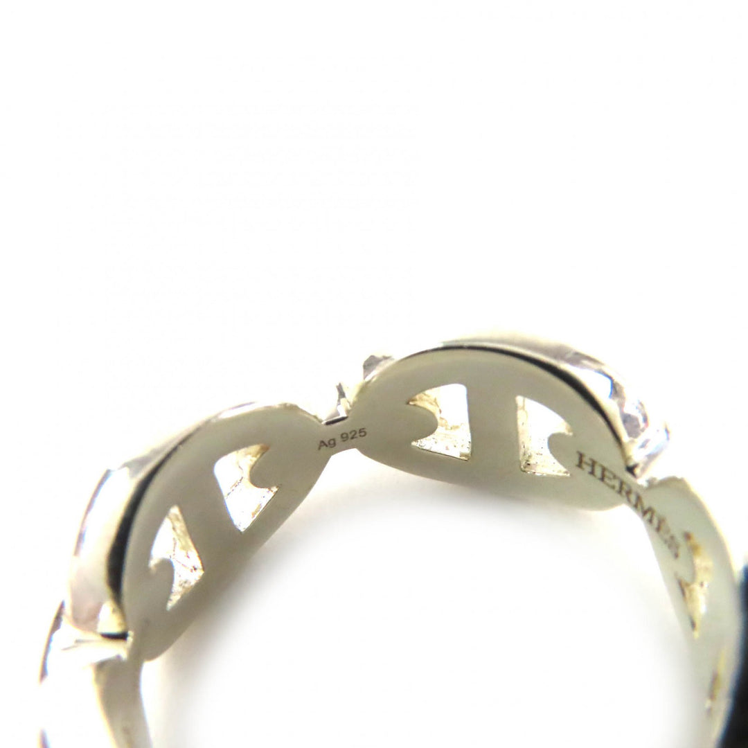 Excellent HERMES Ring Chaine d'Ancre Enchaine PM Silver AG925 Women