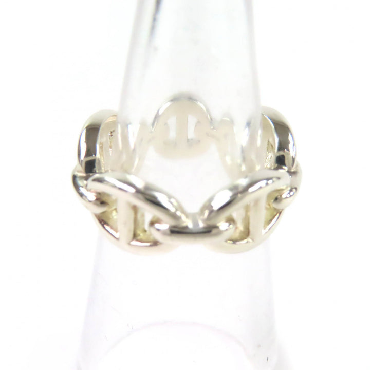 Excellent HERMES Ring Chaine d'Ancre Enchaine PM Silver AG925 Women