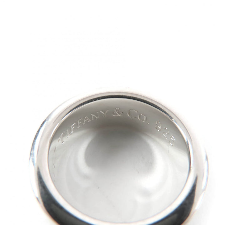 Great TIFFANY&Co. Ring Narrow Long Silver 925 Women