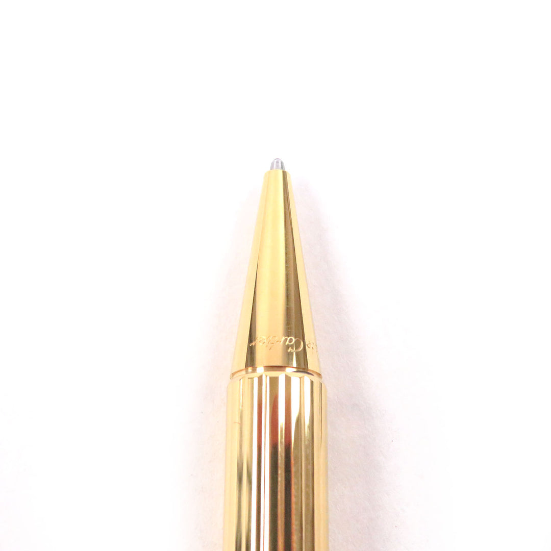 Great Cartier Ballpoint pen Trinity Twist Type gold mens