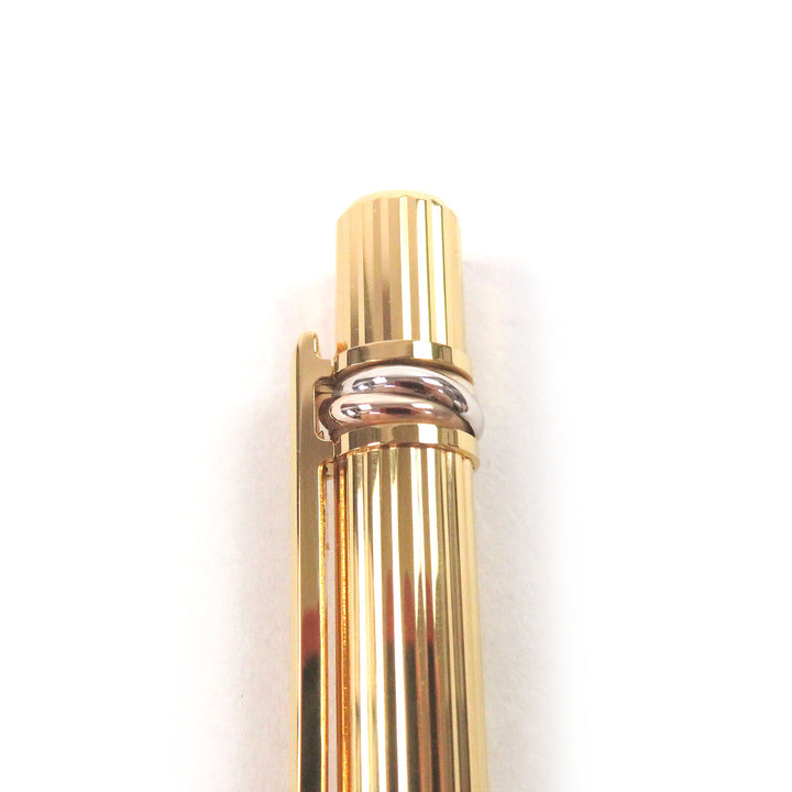 Great Cartier Ballpoint pen Trinity Twist Type gold mens
