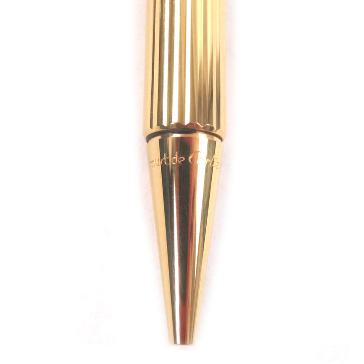 Great Cartier Ballpoint pen Trinity Twist Type gold mens