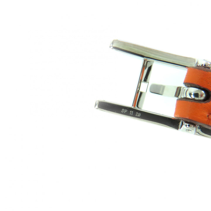 Excellent HERMES bracelet Beapi de Bourtour leather leather Women