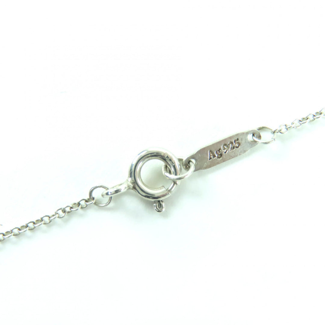 Very Good TIFFANY&Co. Necklace Double Heart Tag Necklace Silver 925 Women