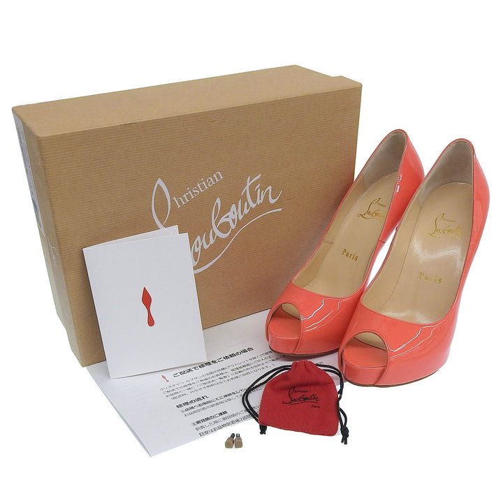 Pristine Christian Louboutin pumps pink Patent leather Women 36.5