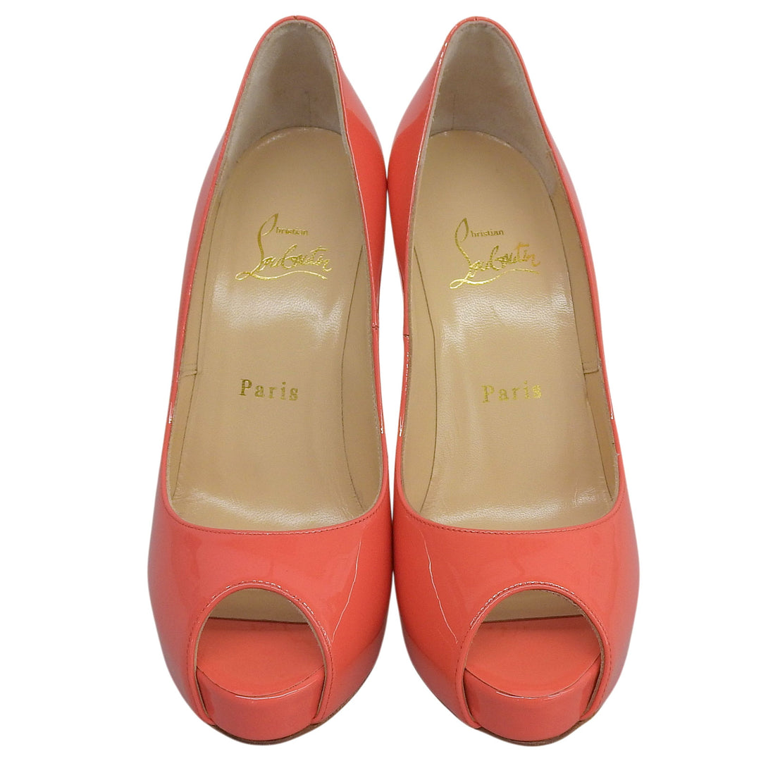 Pristine Christian Louboutin pumps pink Patent leather Women 36.5