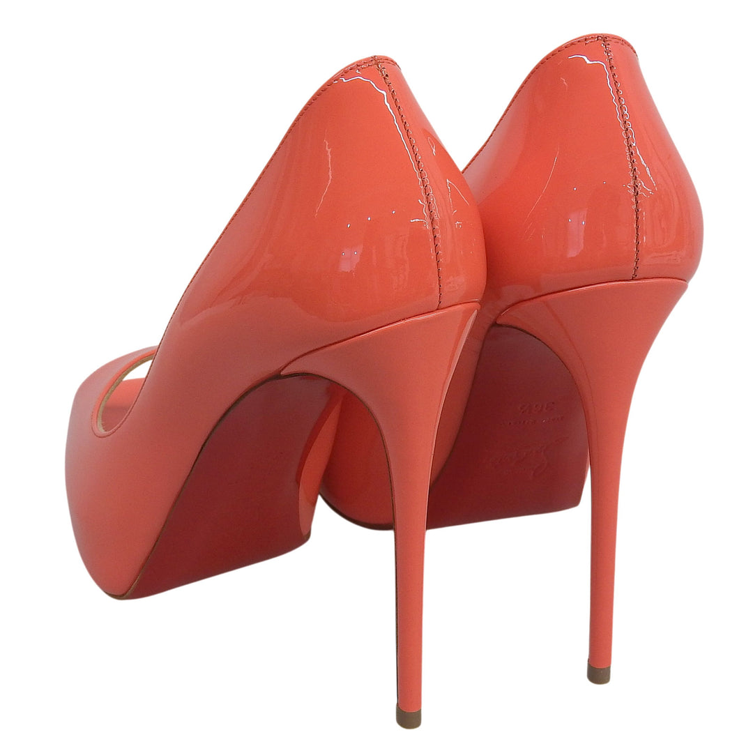 Pristine Christian Louboutin pumps pink Patent leather Women 36.5