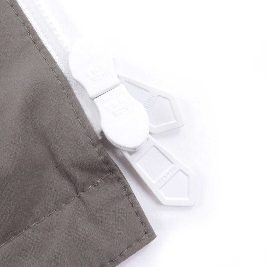 Pristine HERMES Blouson Panel packable windbreaker terracotta mens 46