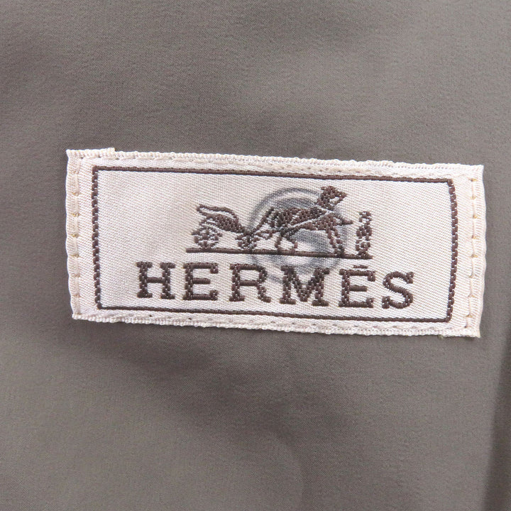 Pristine HERMES Blouson Panel packable windbreaker terracotta mens 46
