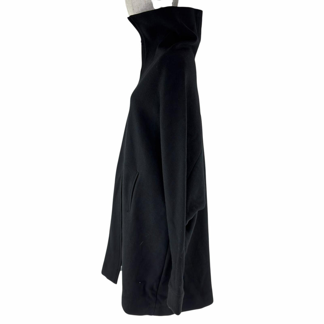 Discounted Excellent Yohji Yamamoto coat SUPER100 MELTON VASE black wool Women 1 F0-C64-103