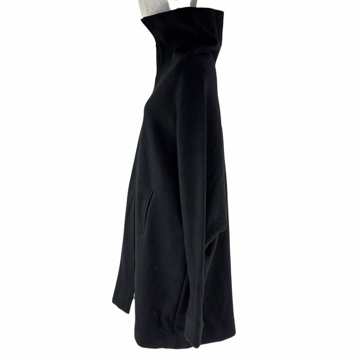 Discounted Excellent Yohji Yamamoto coat SUPER100 MELTON VASE black wool Women 1 F0-C64-103