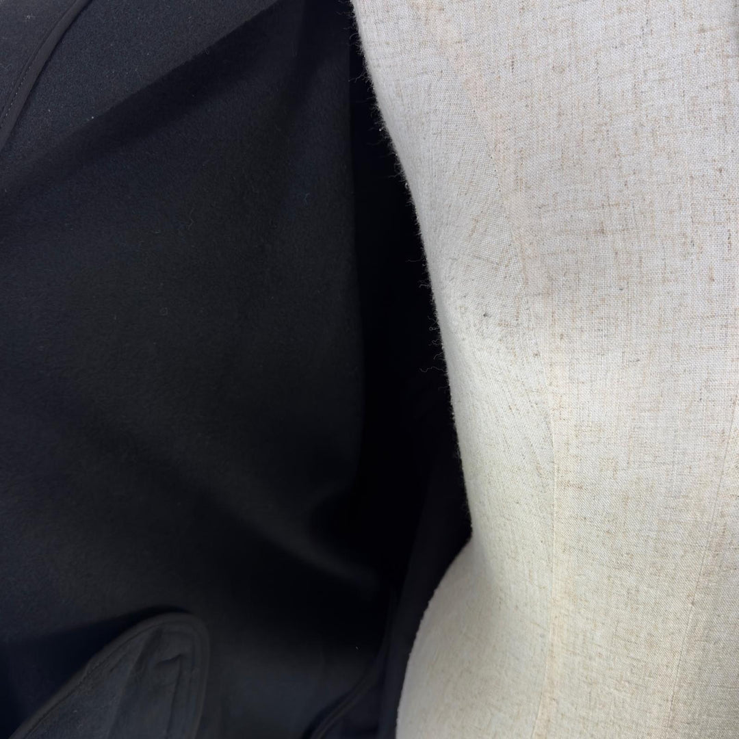 Discounted Excellent Yohji Yamamoto coat SUPER100 MELTON VASE black wool Women 1 F0-C64-103