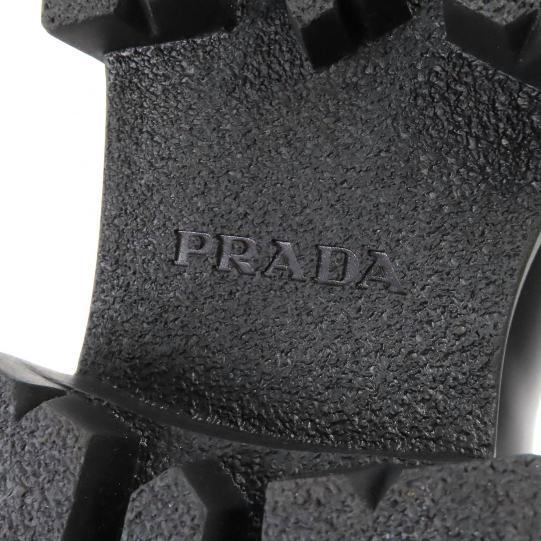 Excellent PRADA monolith Chelsea boots with Brushed leather 35.5 1T725L