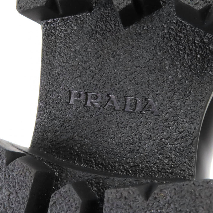 Excellent PRADA monolith Chelsea boots with Brushed leather 35.5 1T725L