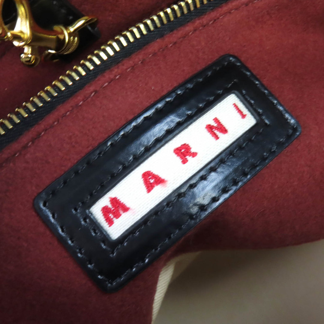 Great MARNI Shoulder Bag TROPICALIA Tropicalia Small Felt and BMMP0097Q1