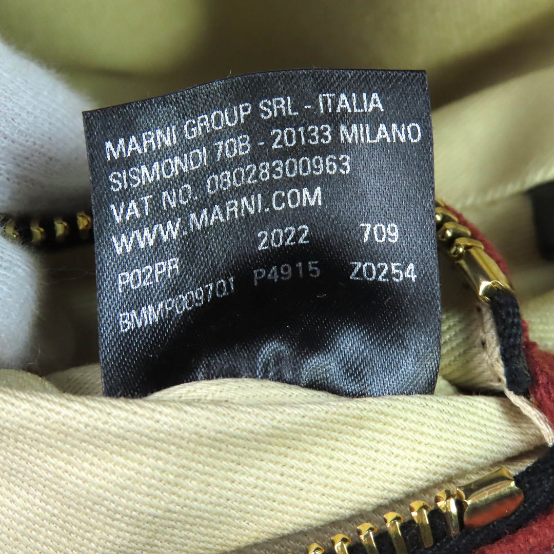 Great MARNI Shoulder Bag TROPICALIA Tropicalia Small Felt and BMMP0097Q1