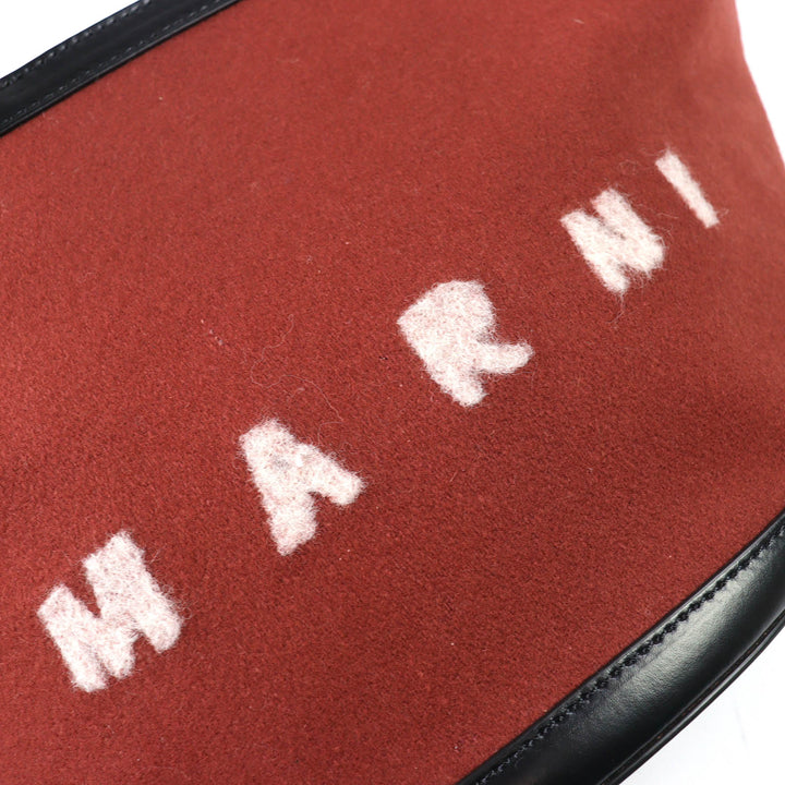 Great MARNI Shoulder Bag TROPICALIA Tropicalia Small Felt and BMMP0097Q1