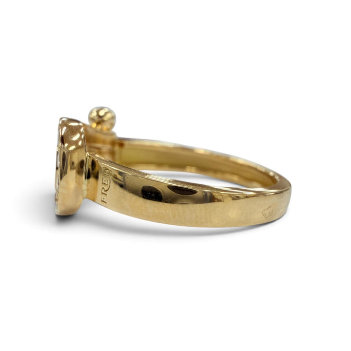 Excellent FRED ring Force 10 Medium Diamond Ring Current product Yellow Gold 50