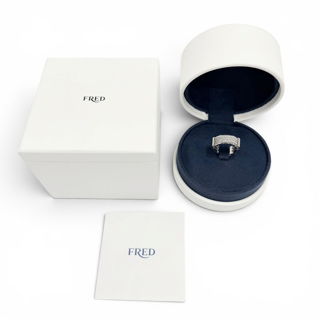 Excellent FRED Ring Force 10 Winch Ring Large White gold 750 57 4B1003 1626799