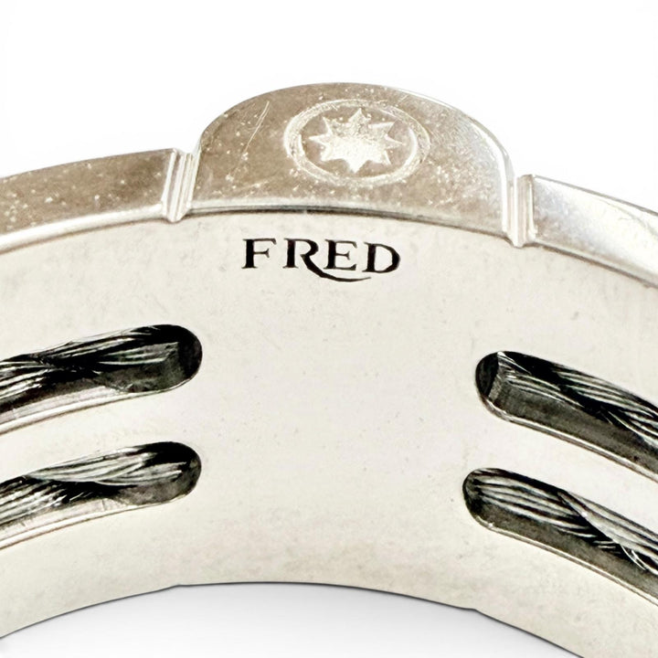 Excellent FRED Ring Force 10 Winch Ring Large White gold 750 57 4B1003 1626799