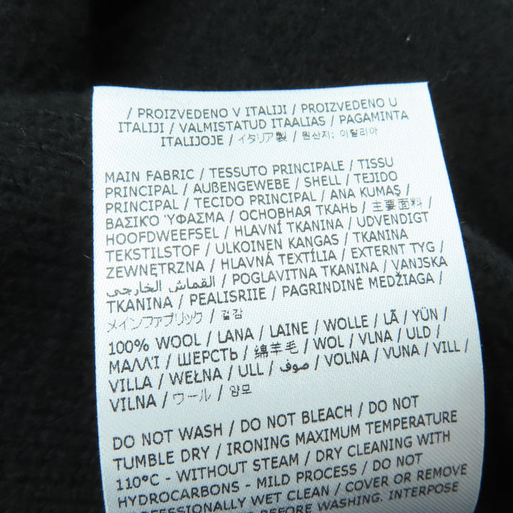 Excellent JIL SANDER flare skirt Asymmetric knit black wool Women 34 J02MA0024