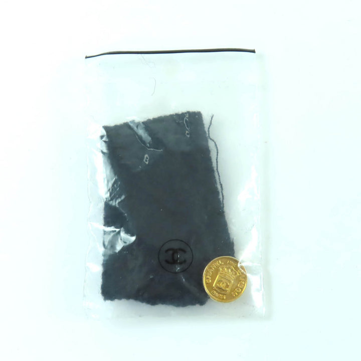 Excellent CHANEL two-piece set black wool Women 40 20737