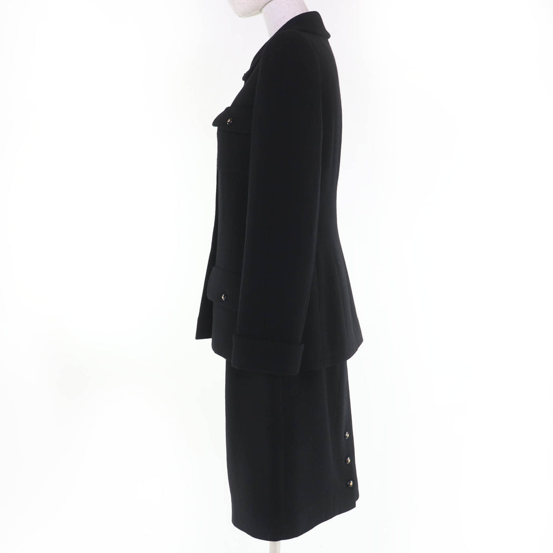 Excellent CHANEL two-piece set COCO Button Jacket and Skirt 40 95A P05381V03075