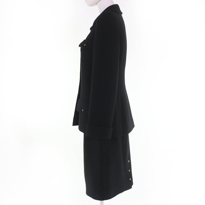 Excellent CHANEL two-piece set COCO Button Jacket and Skirt 40 95A P05381V03075