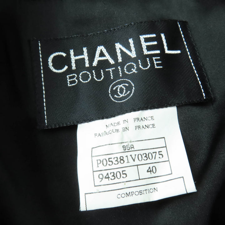 Excellent CHANEL two-piece set COCO Button Jacket and Skirt 40 95A P05381V03075