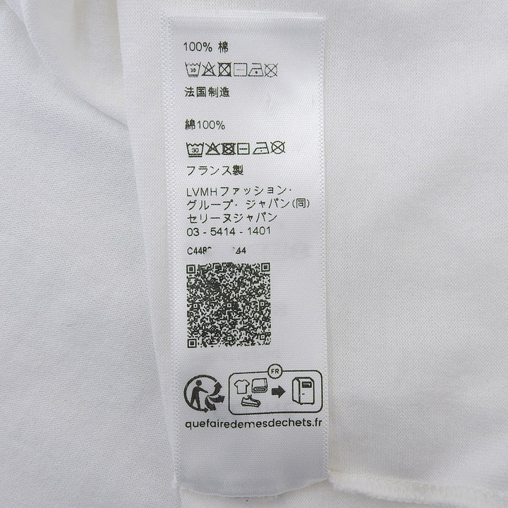 Excellent CELINE Short sleeve T-shirt white cotton mens XS 2X60L671Q