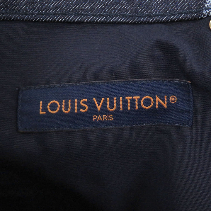 Excellent LOUIS VUITTON Shorts Jacquard denim shorts